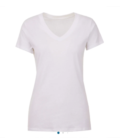 Playera Cuello V Dama