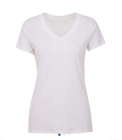 Playera Cuello V Dama
