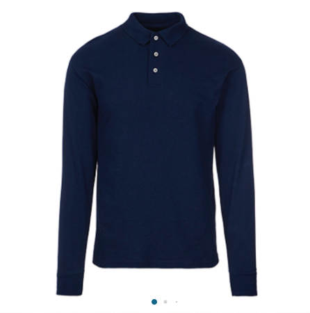 Playera Polo Manga Larga Caballero